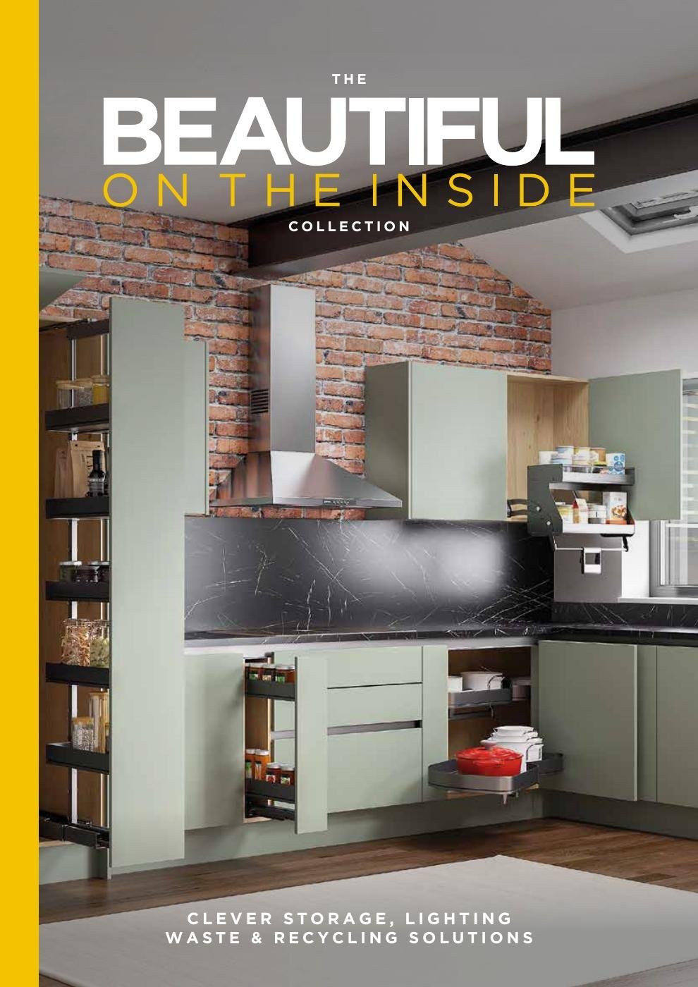 Cover of Beautiful on the Inside, a Redwood Kitchens storage and organisation guide